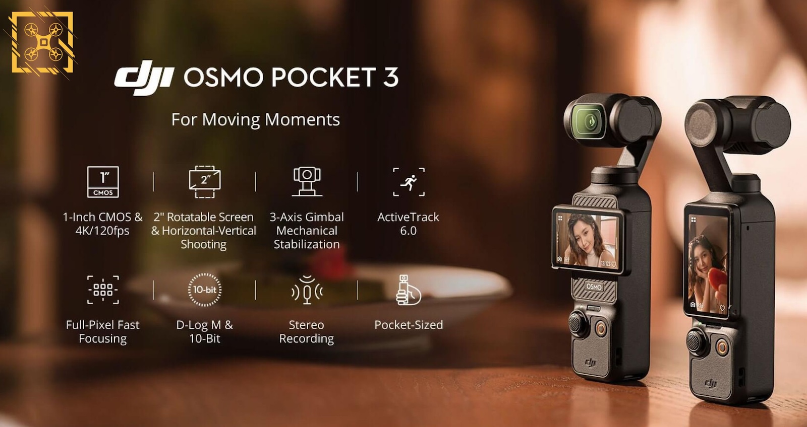 大疆OSMO Pocket3規(guī)格曝光